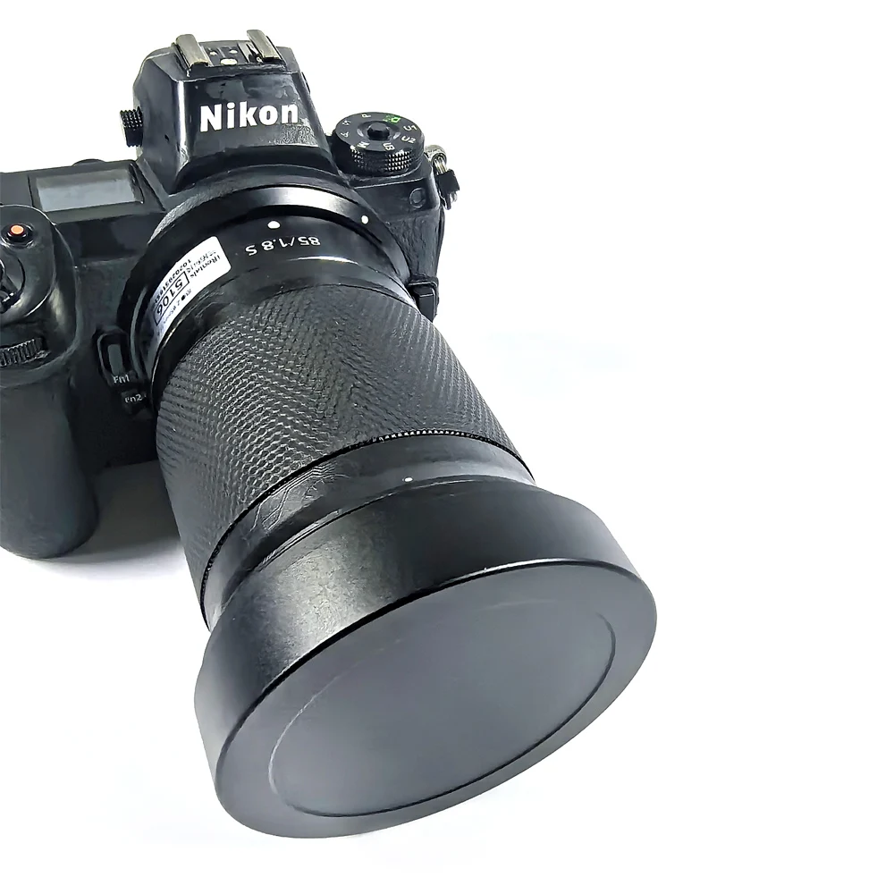 Parasol cuadrado de bayoneta de Metal para cámara Nikon NIKKOR Z85mm F1.8 S Z85 1.8S para cámara Z6 Z7 Z6II