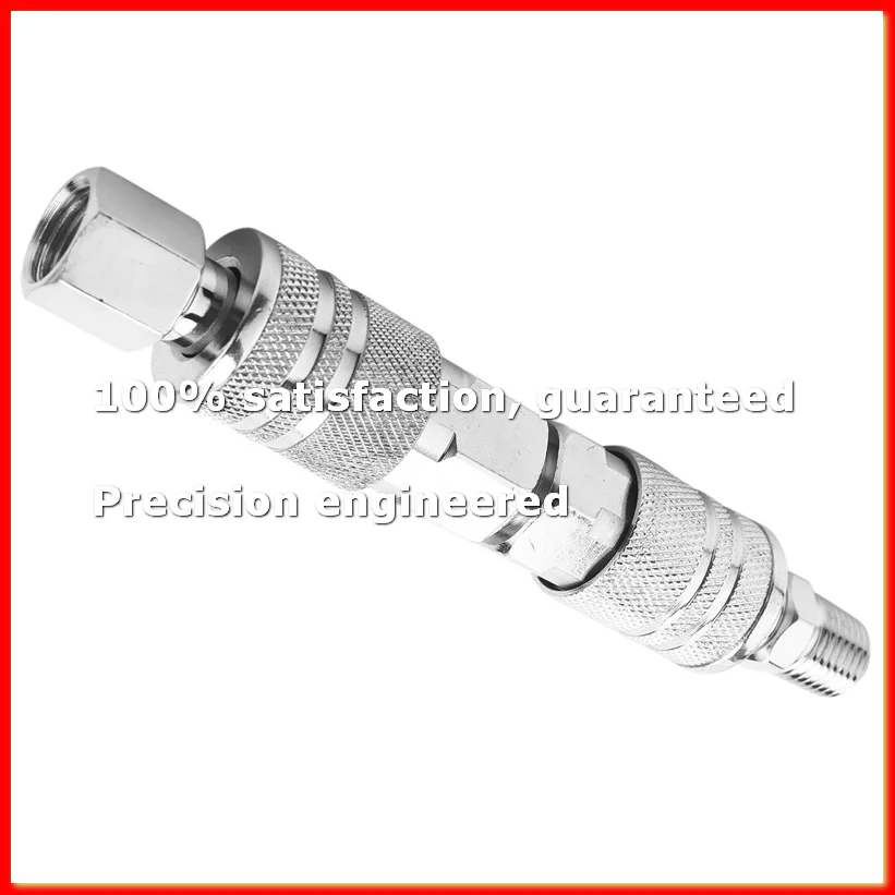 

14pcs Air Line Hose Compressor Fitting 1/4 Inch Metal Connectors Coupler Male Female Quick Release Set-A73M