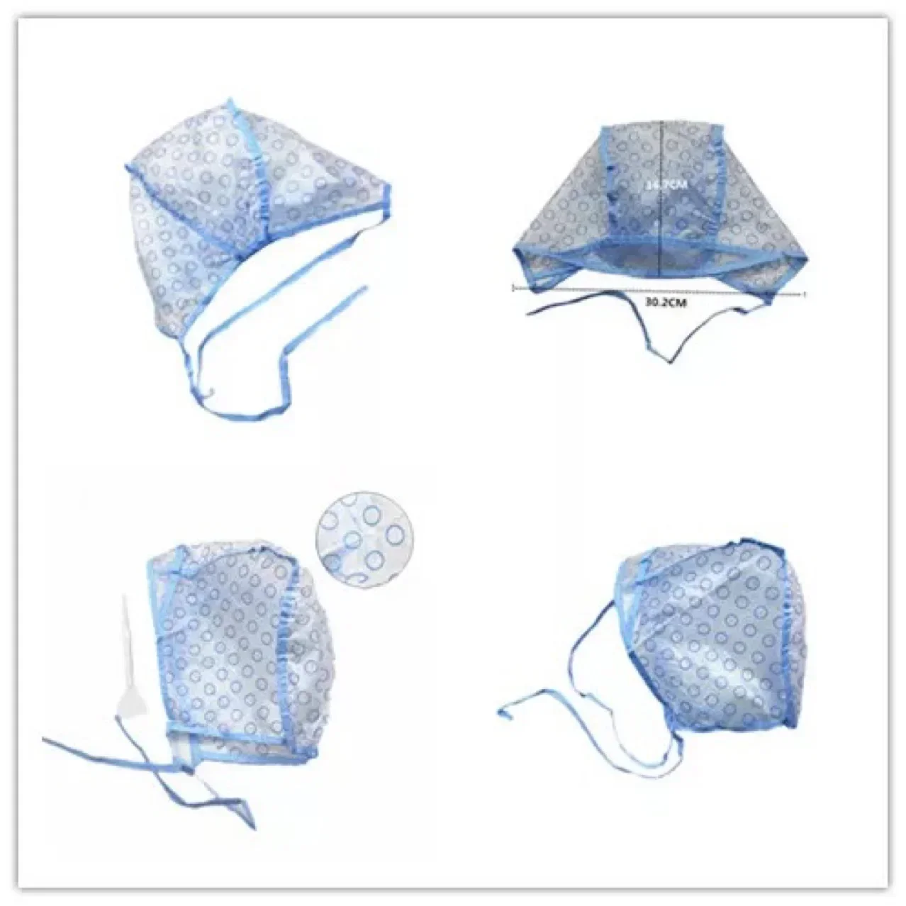 Set di tappi per prelievo e tintura usa e getta, strumento per acconciature fai da te di sicurezza per colorare i capelli, strumento per gancio per colorare per parrucchieri, 5 set