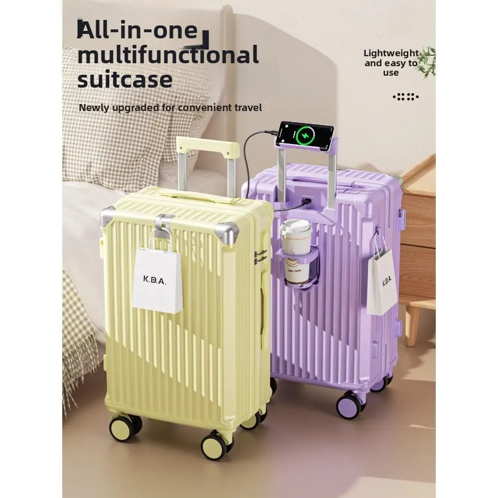 2026-new-20-inch-carry-on-suitcase-small-24-inch-large-capacity-unisex-password-lock-luggage-retro-fashion-travel-bag