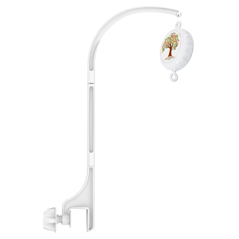 Crib Decors Music Bells Holder Set for Baby Interaction Crawl Training Bed Bells Holder Mobile Music Box Infant Favor