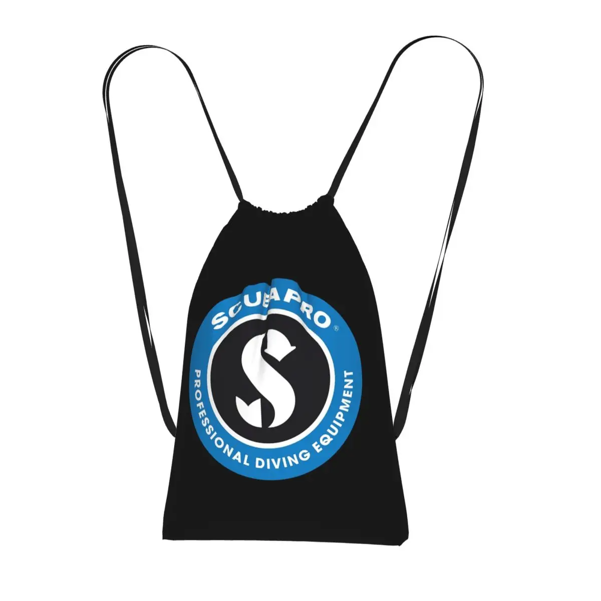 

Scubapros Diving Logo Backpacks Fashion Drawstring Bags Sundries Bag Book Bags for Man Woman Students