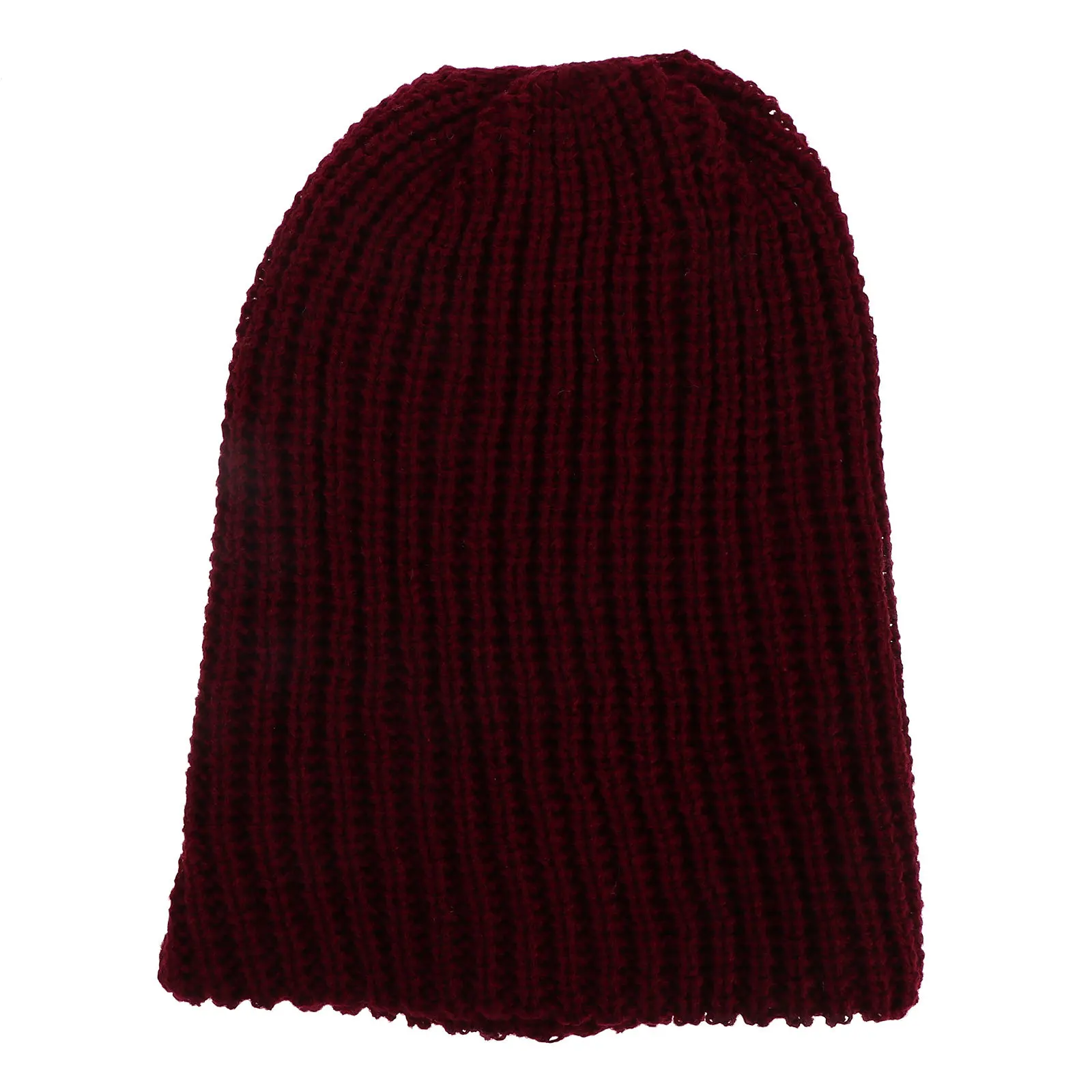 

Woolen Hat Knitted Solid Color Winter Autumn Casual Warm Wool Beanie Outdoor Knitting Cap for Fall Fashion Woolen Cap