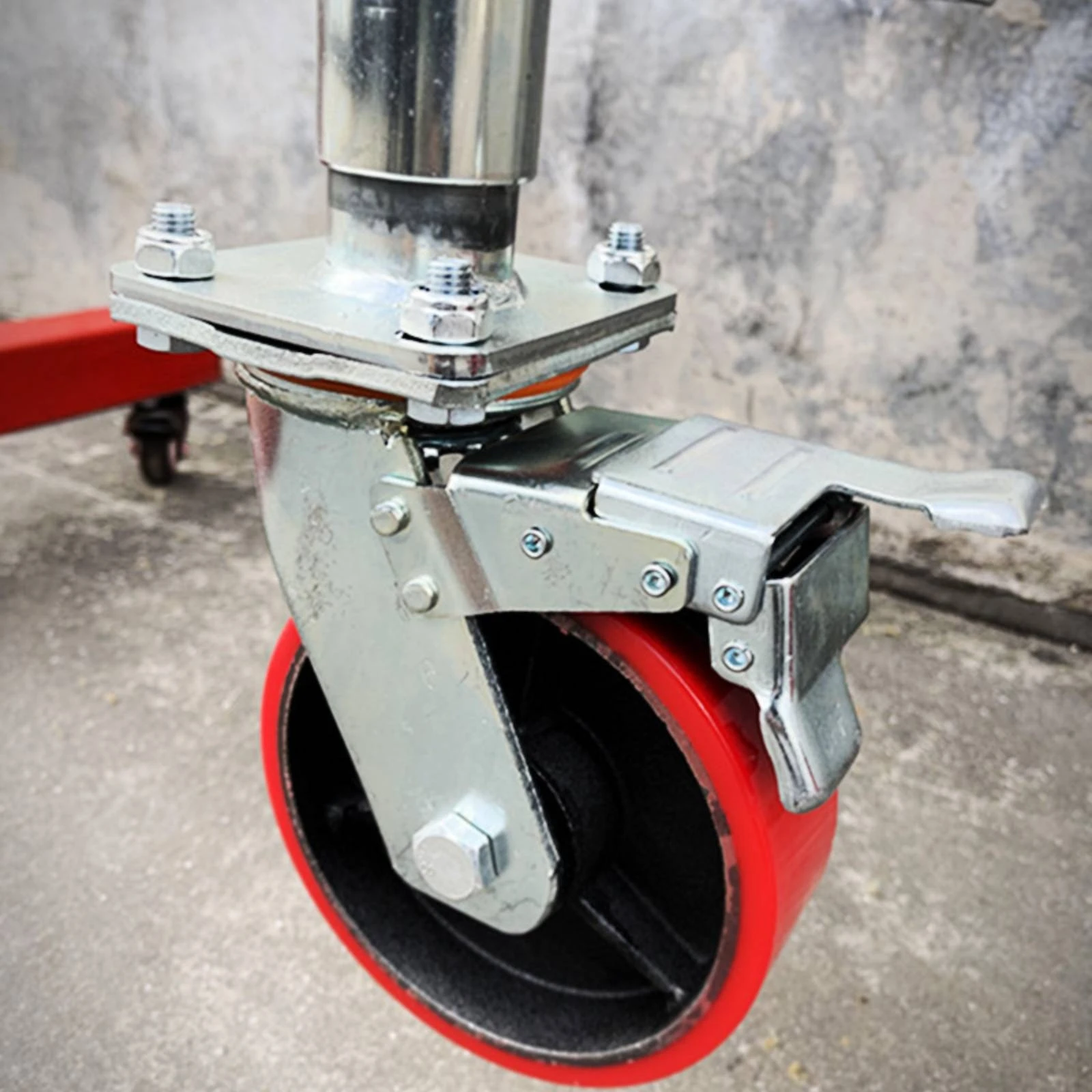 Trailer Jack with Base Plate Bolt-on Utility Trailer Jack Heavy Duty Galvanized for Boat Owners