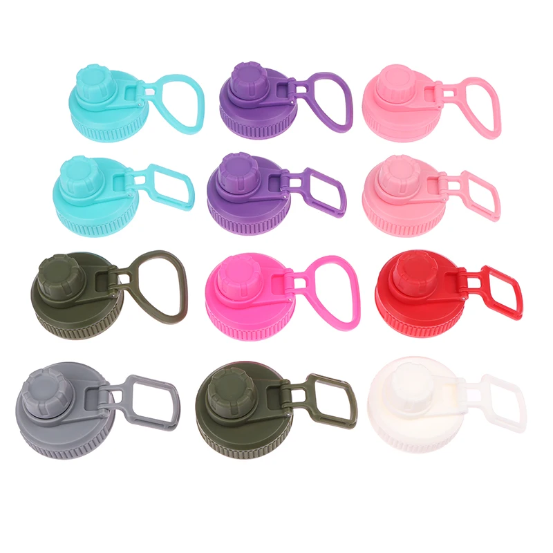 Coperchio della tazza della bottiglia d'acqua coperchio della maniglia della bottiglia d'acqua accessori coperchio della bottiglia portatile sportivo in plastica colorata PP