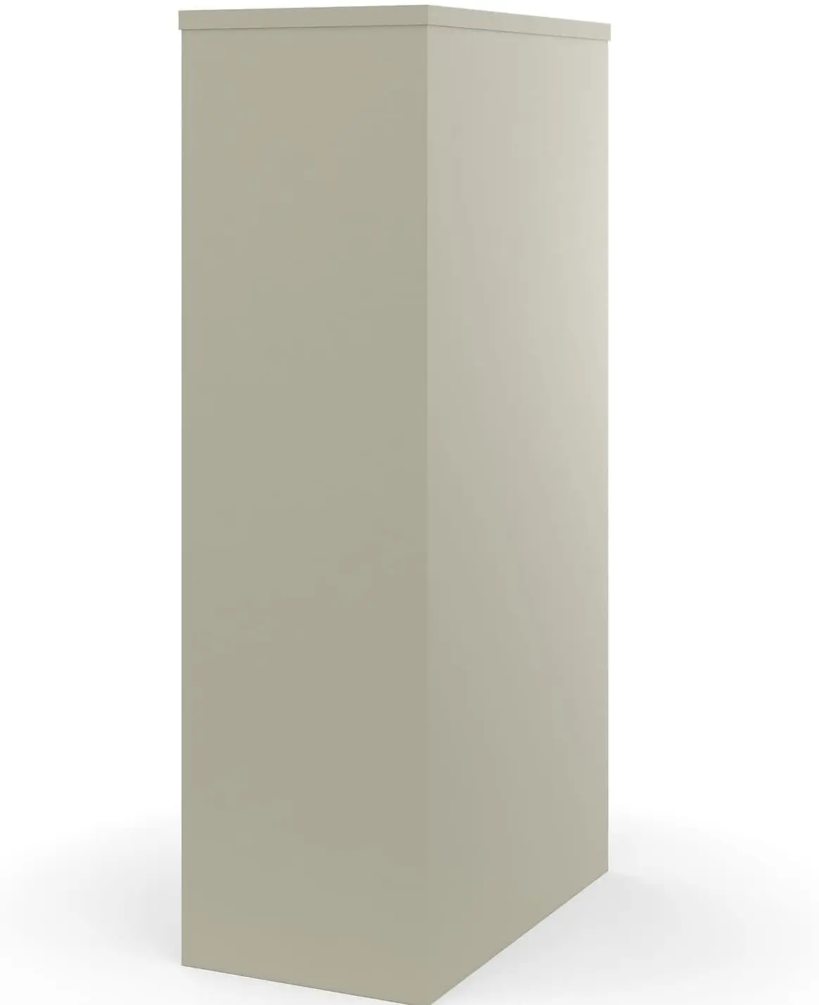 خزانة ملفات مكتبية معدنية قابلة للقفل مع درجين للمستندات ذات الحجم القانوني/الحروف، بيضاء، جاهزة للاستخدام باستثناء العجلات، التخزين لذلك