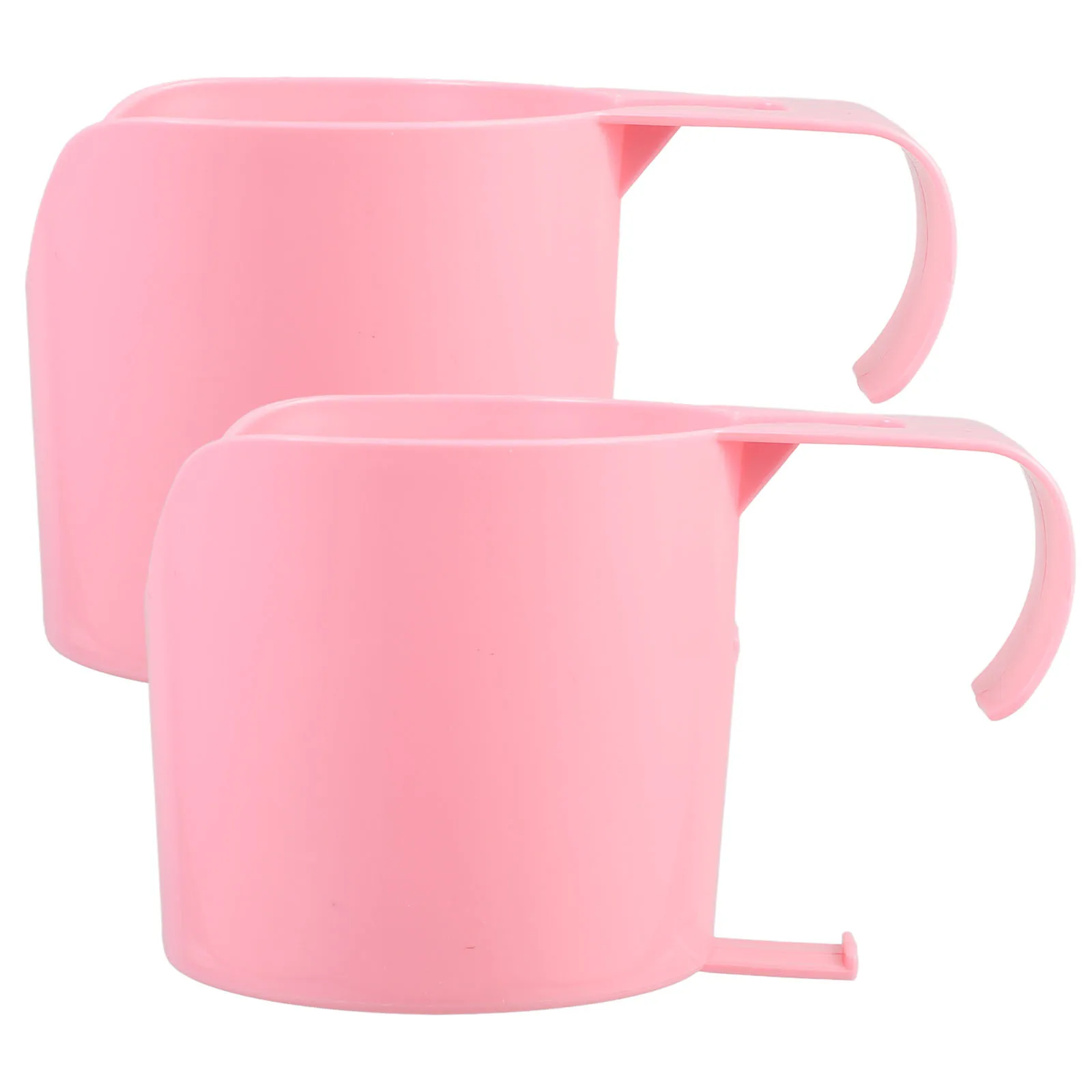 

2 Pcs Pool Storage Cup Plastic Beverage Rack Drinks Organizer Bottle Holder Hanging Holders Double