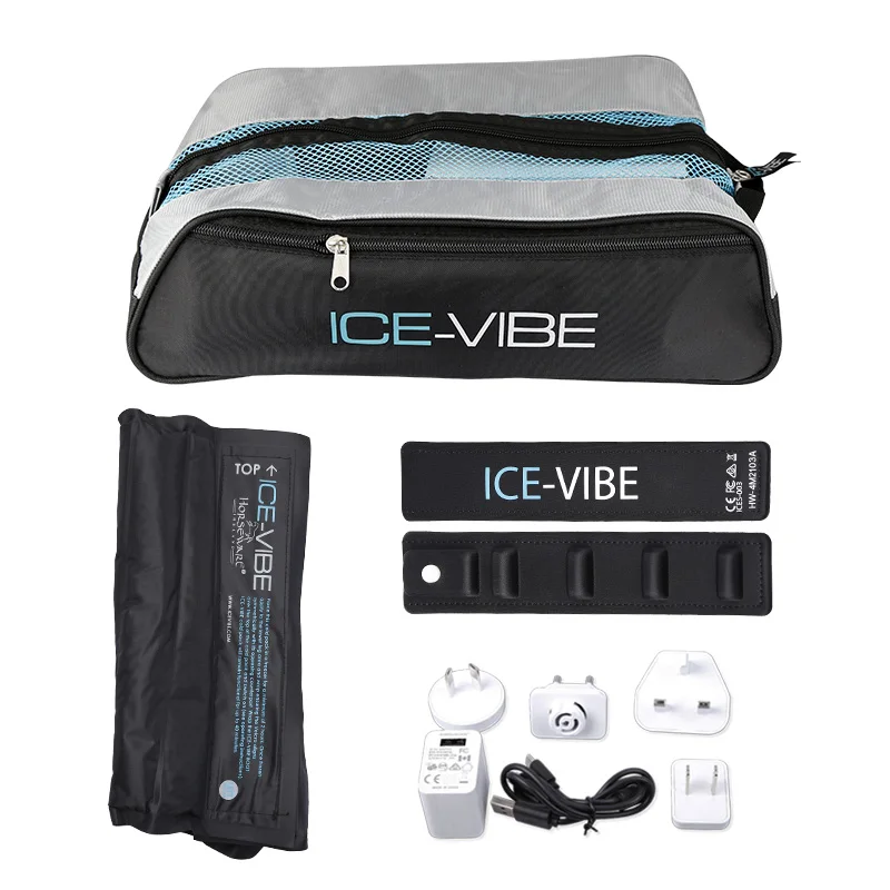 Cavpassion-IceVibe Horse Boots, Ice compress, Vibe, Vibe, Massage, Horse Leg, Equestrian Equipment, 8216018