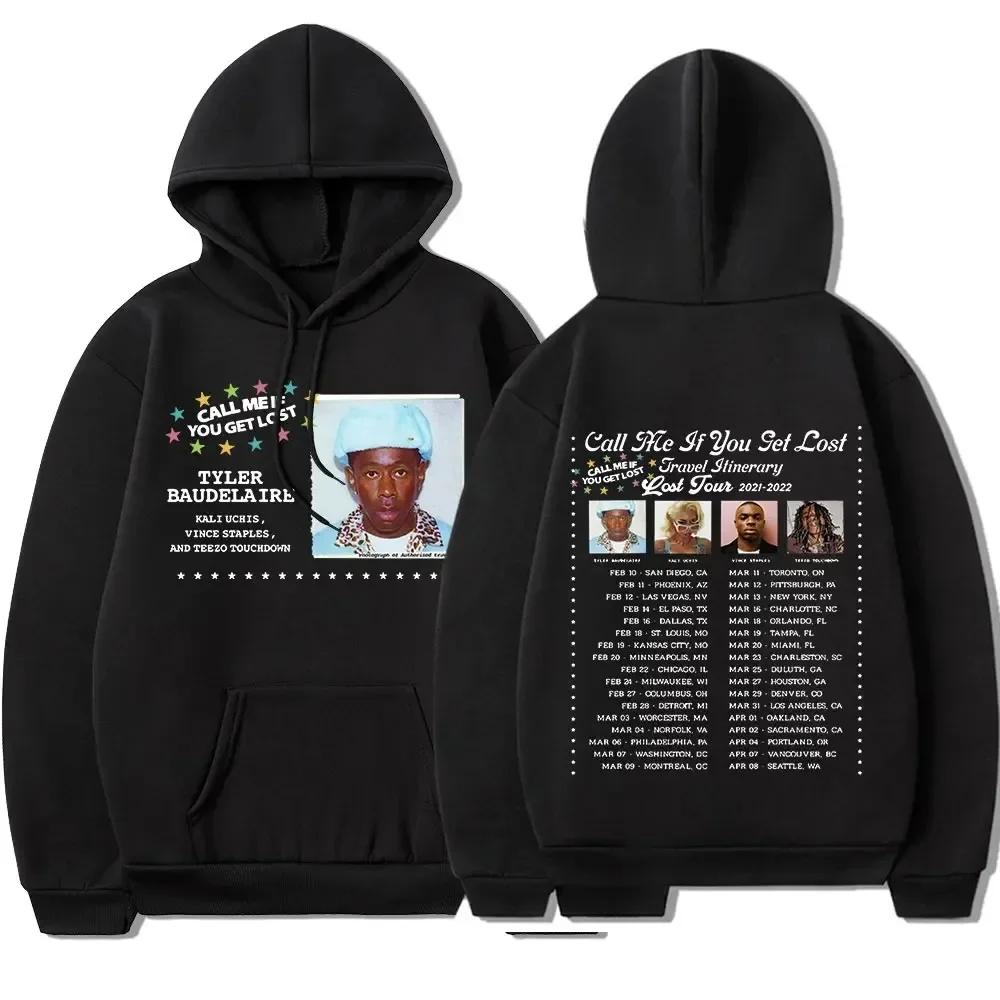 Call Me If You Get Lost Tour Hoodies Tyler The Creator Printed Streetwear Kids Men Women Fashion Sweatshirts Hip Hop Hoodie