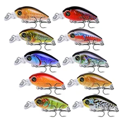 DHYJSFDC 47mm 4g Crazy wobbler Mini Topwater Crankbait Artificial Japan Hard Bait Pesca Floating Fishing Lures bass Pesca