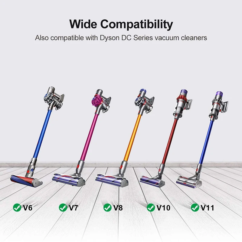 หัวแปรงพื้นแข็งสำหรับเครื่องดูดฝุ่น Dyson อะไหล่ V10 V8 V7 V11ขนม้าผสม