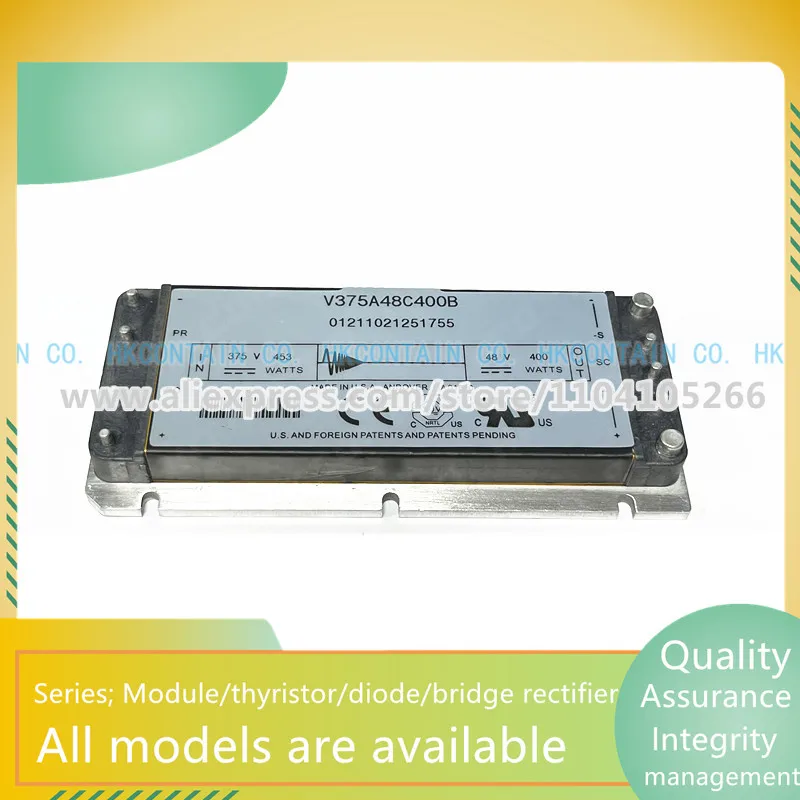 

NEW V375A48C400B V375C5T50AL V375C5T50BL V375C24T75AL V375C24T75BL