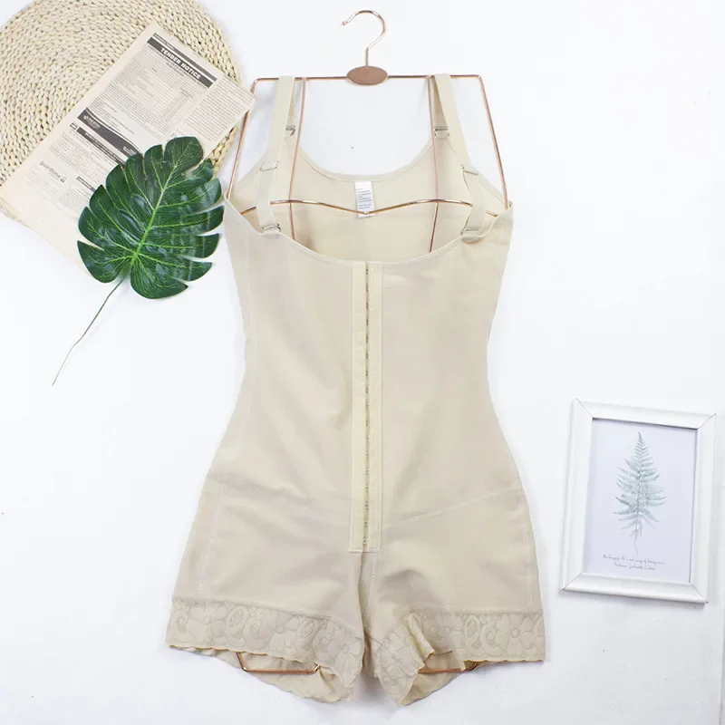 Corpo intero da donna ma sollevatore Plus Size Shaper Alta compressione Faja Perdere peso Shaper Guaine Dopo il parto Shapewear