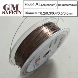 GM SAFETY AL Aluminum100meters/Roll Reel Laser Welding Wire Filler metal for soldering Welding (0.2/0.3/0.4/0.5/0.6 mm)