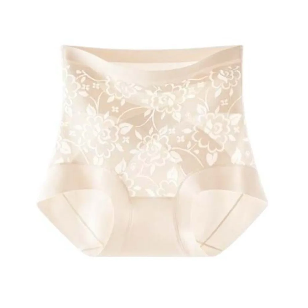 Jacquard Flower Postpartum Body Shaper Shapewear High Waist Butt Lifter Underpants Belly Contracting Shape Control
