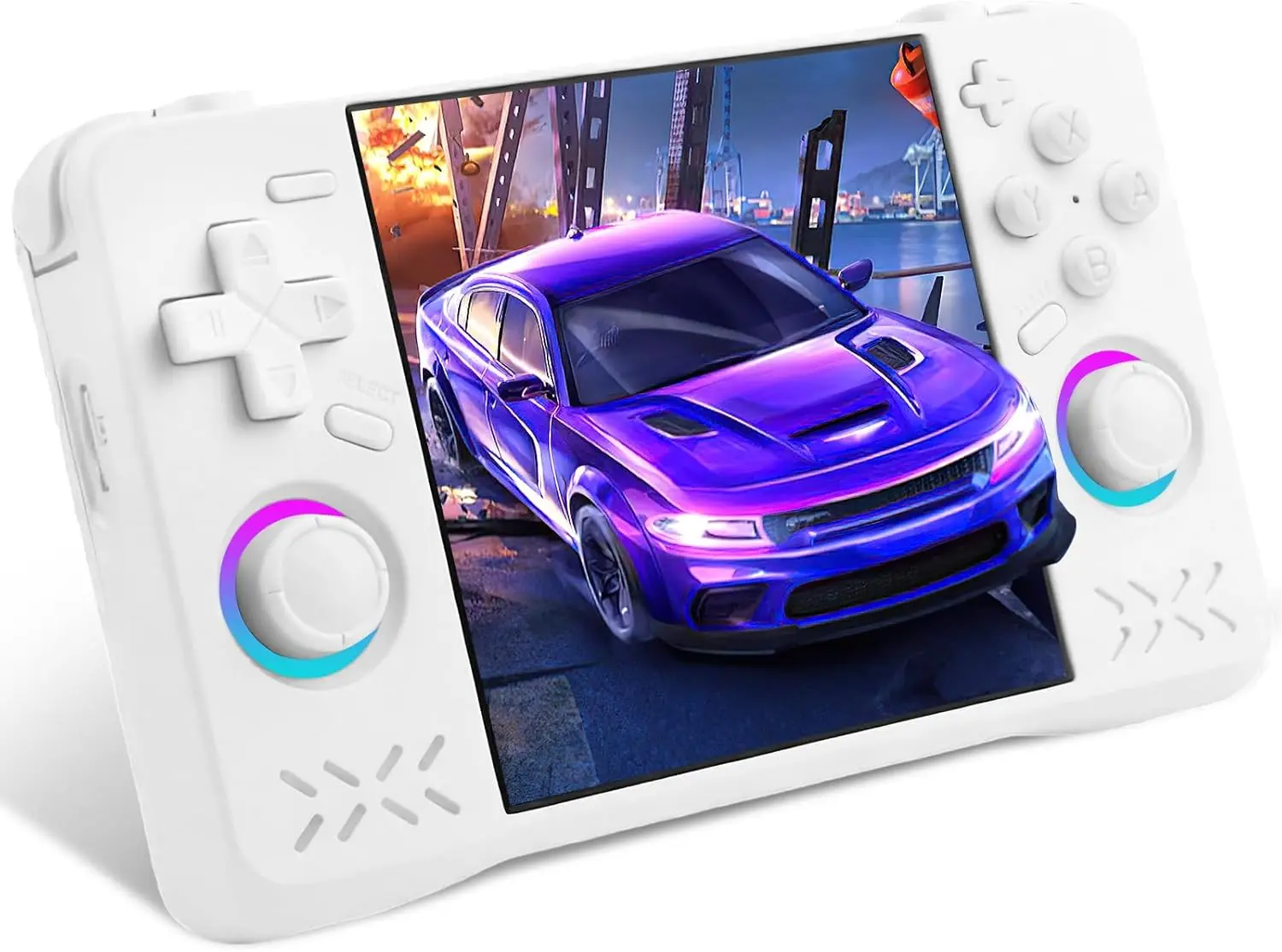 업그레이드된 XF40H 휴대용 게임 콘솔 레트로 게임 콘솔 사전 로드된 클래식 게임 4.0인치 4K HD IPS 스크린 오픈 소스 리눅스