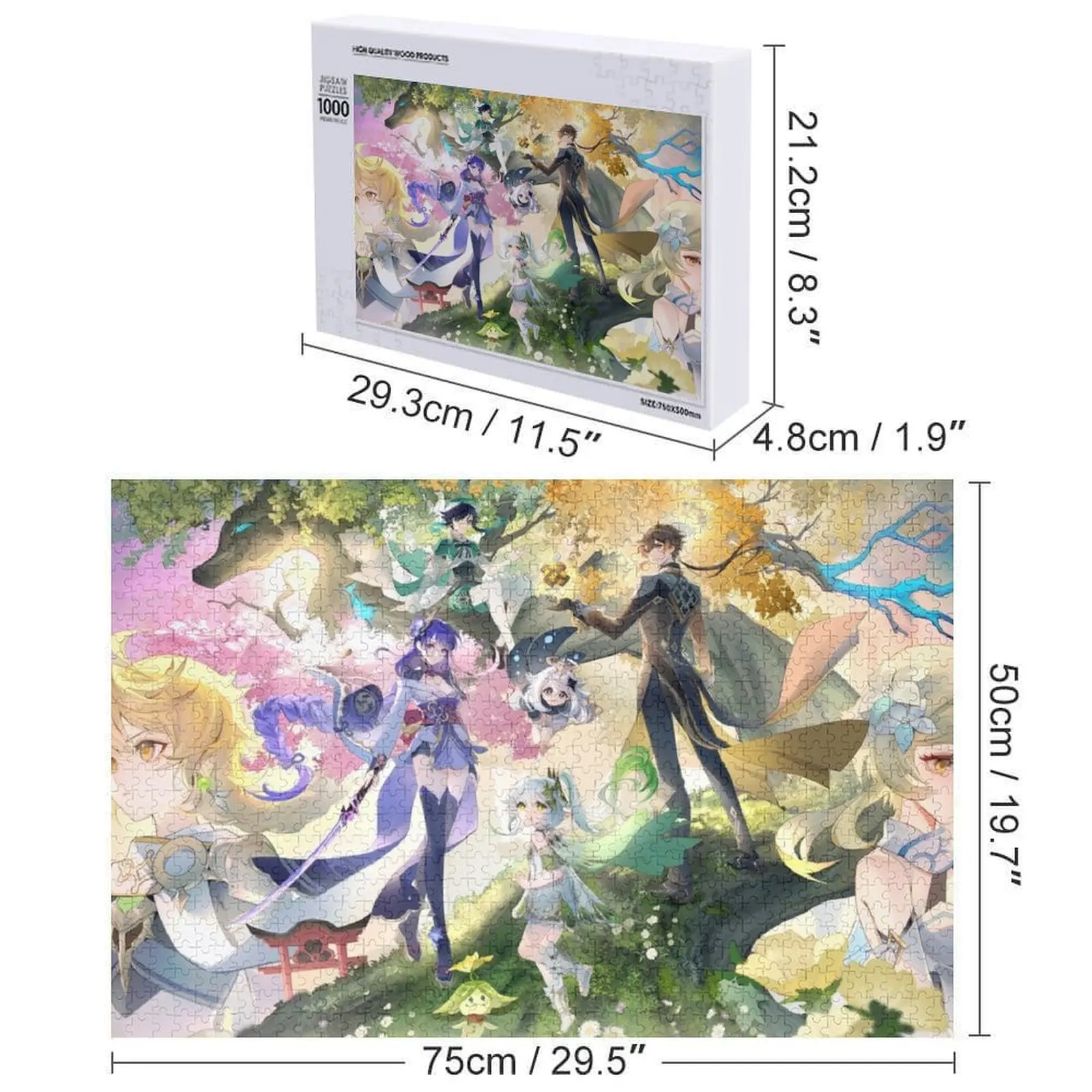 จิ๊กซอว์นักเดินทางและอัครราชินี รูปสัตว์ ทำจากไม้ พร้อมอุปกรณ์เสริมสำหรับทำไดโอรามา