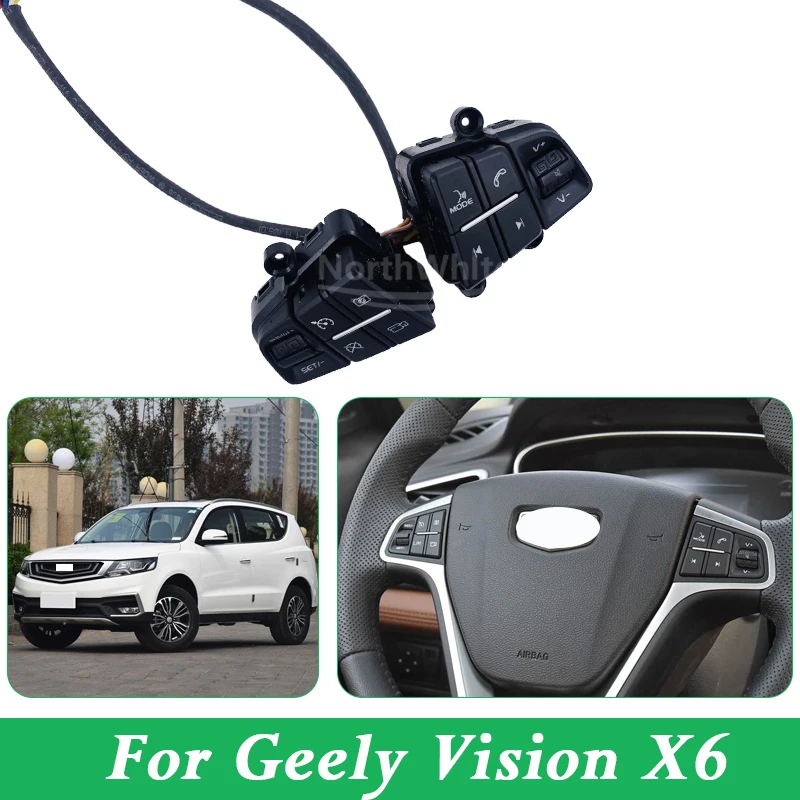 

Multi-Function Steering Wheel Buttons For Geely Vision X6