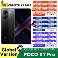 Global Version POCO X7 Pro Dimensity 8400-Ultra Processor 1.5K 120Hz AMOLED Display 50MP Main Camera OIS 6000mAh Battery 90W
