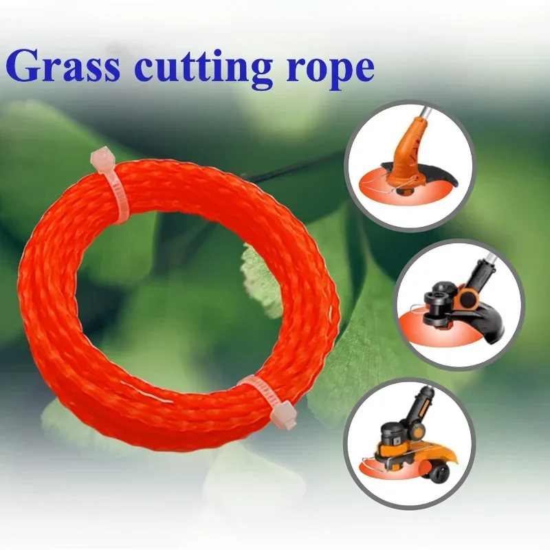 3.0 × 5M/15M Premium Nylon Gras Trimmer Lijn Bosmaaier Touw Grasmaaier Meskop Accessoire