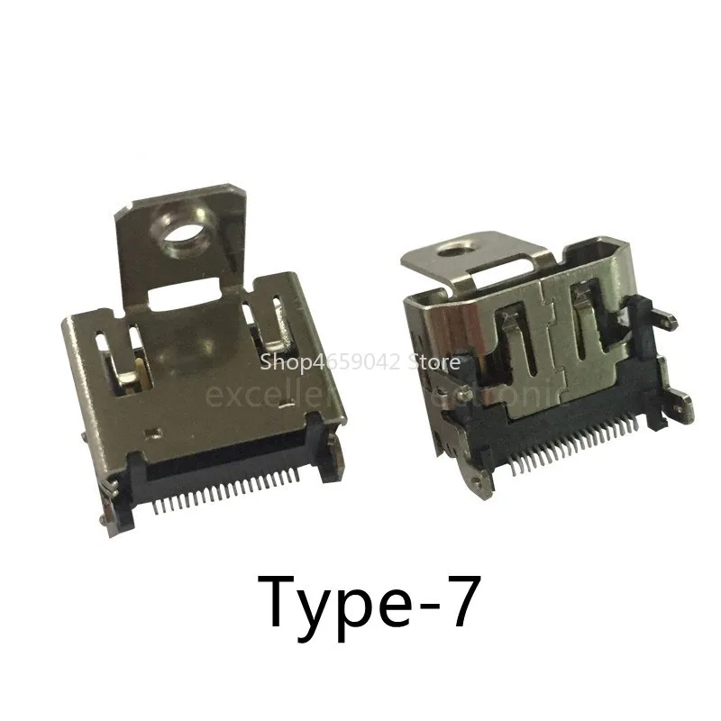 10pcs/lot HDMI 19P HD Interface Connector SMD 19 Pin Vertical Right Angle HDMI Socket Surface Mound PCB Receptacle image 6