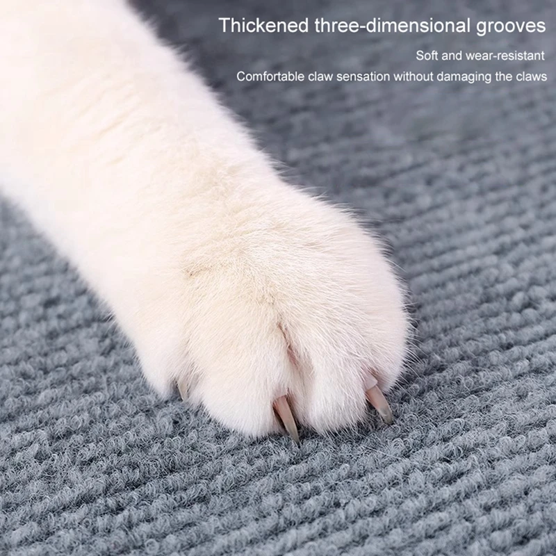 Cat Scratching Mat Wear-resistant Resistant to Scratching Waterproof and Anti-slip Washable Reuse Easy Installation