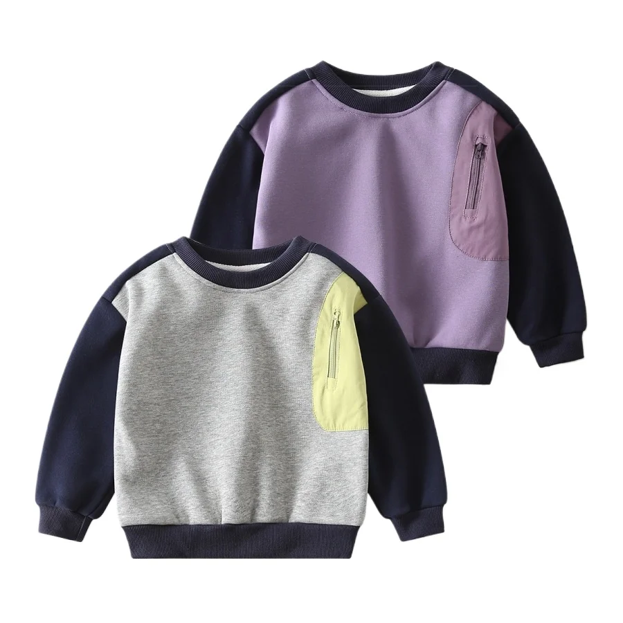 

Fleece Toddler Boys Sweatshirts Kids Tops Long Sleeve Children's Clothes Fleece Thermal