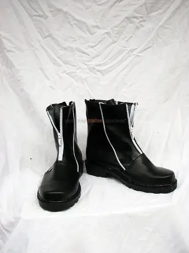 FF7 Cosplay Final Fantasy VII Cloud Strife Cosplay Boots Black Shoes Custom Made