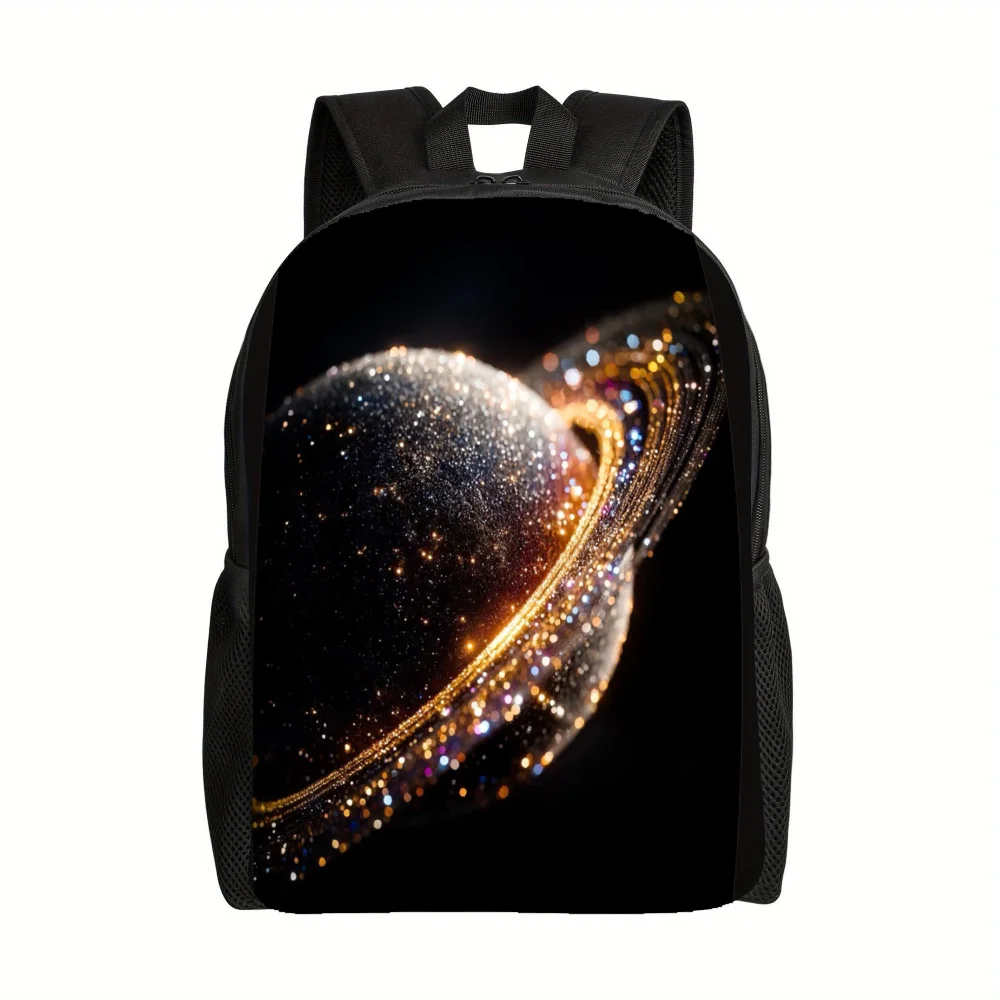 

College Backpack Casual Backpack Saturn Ring Galaxy Large Capacity | Photography Backpack Comfortable and stylish