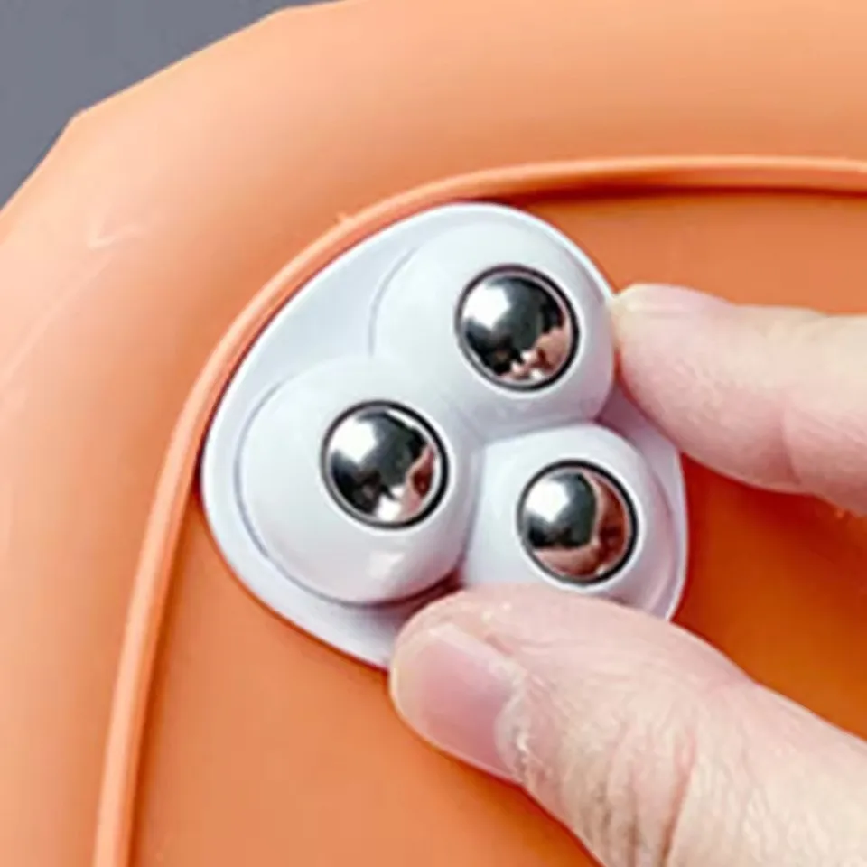 Heavy-Duty Mini Rolling Wheels with 360° Swivel Base Bearings for Furniture Cabinets Storage Box Workshop
