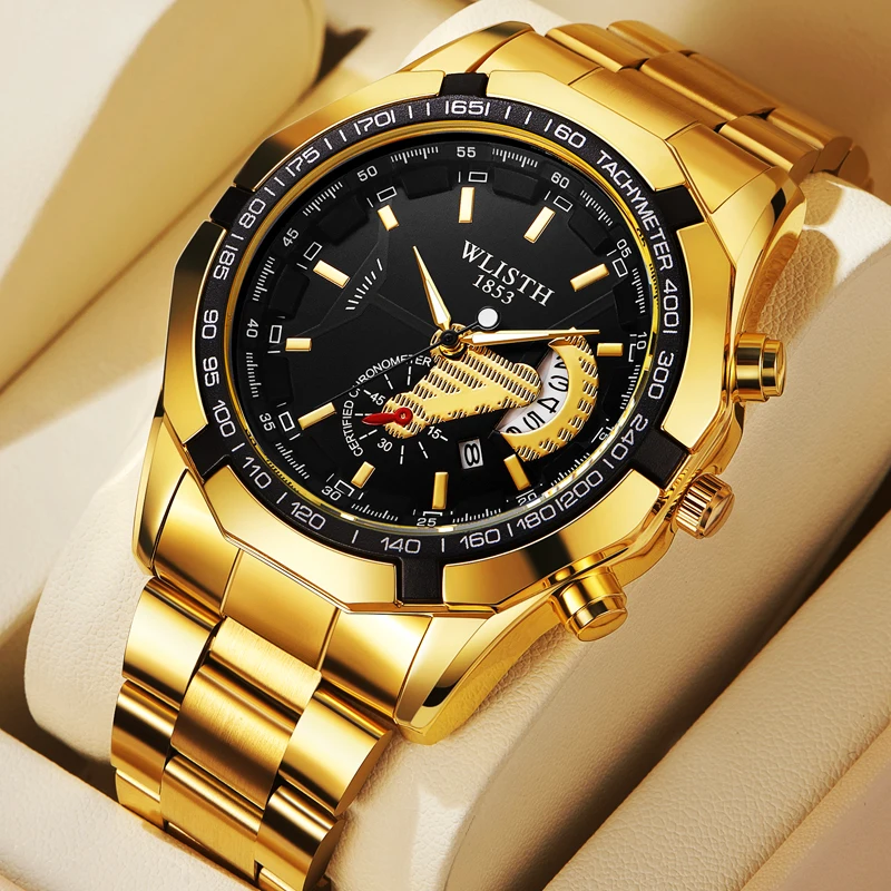 Fashion Men Watches Quartz Watche Concept Decorative Dial Casual Military Sports Wristwatch Waterproof Date Luxury Men's Clock