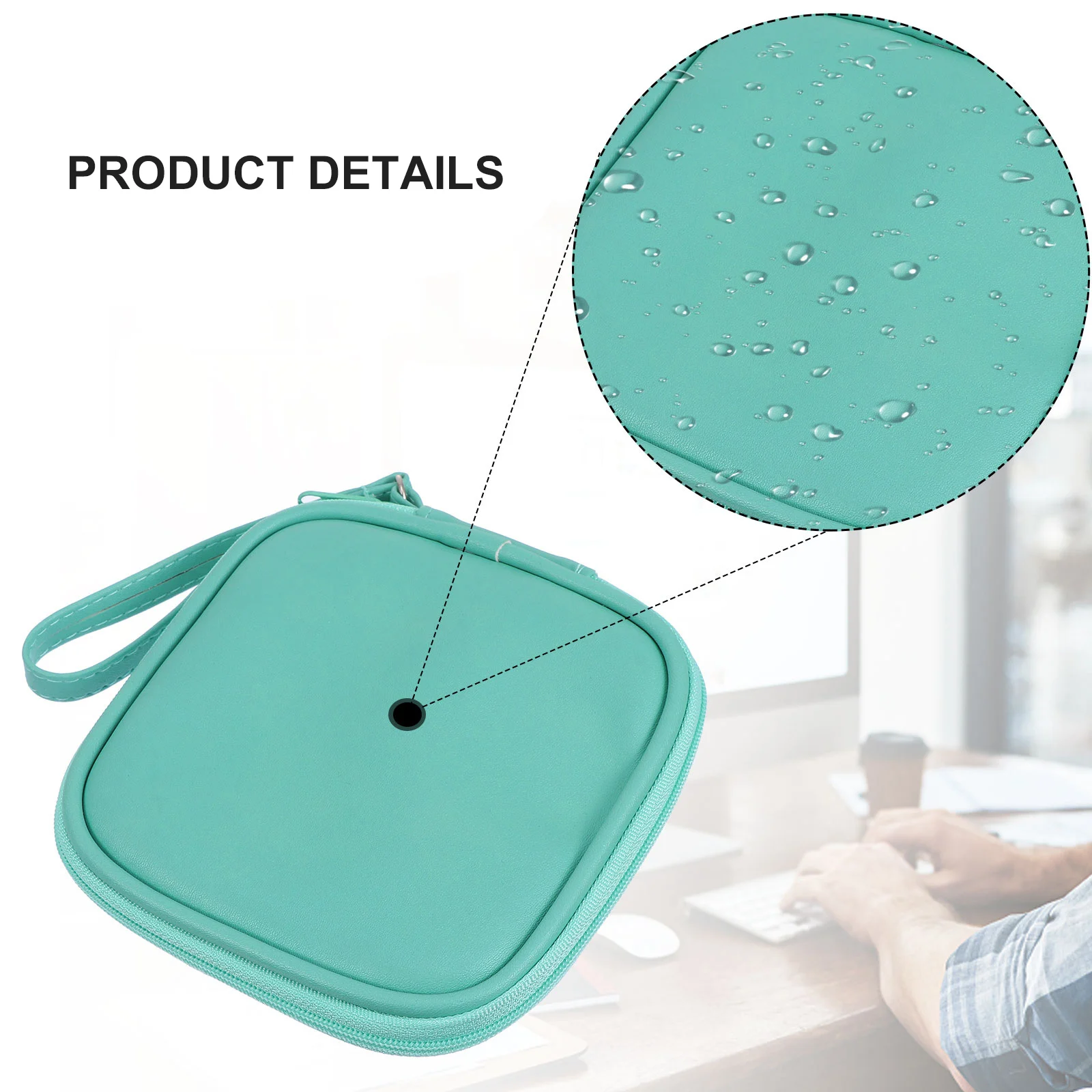 

1Pc High-End PU Earphone Storage Bag Portable Charger Box Data Cable Carrying Case