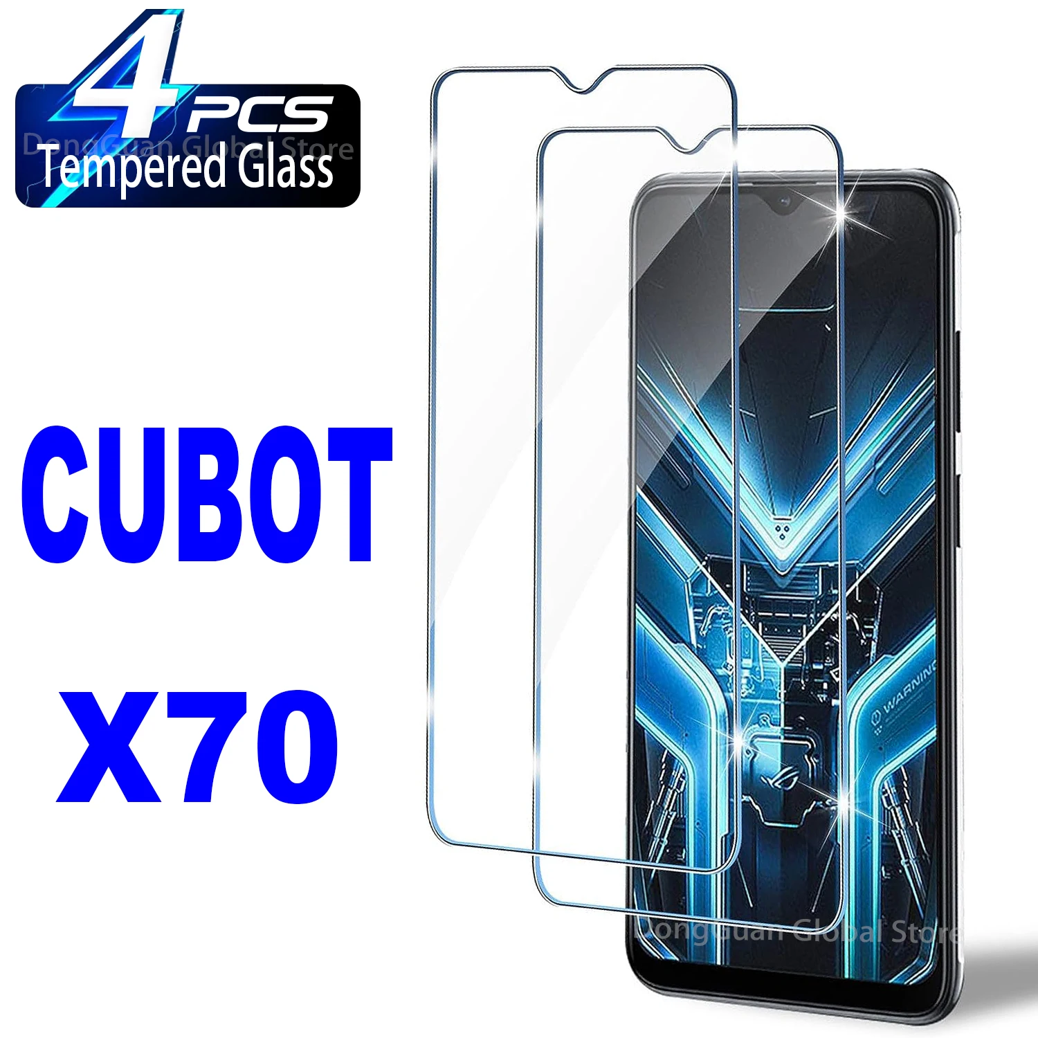 

For Cubot X70/Cubot P60 P80/Note 50 HD Tempered Glass Film