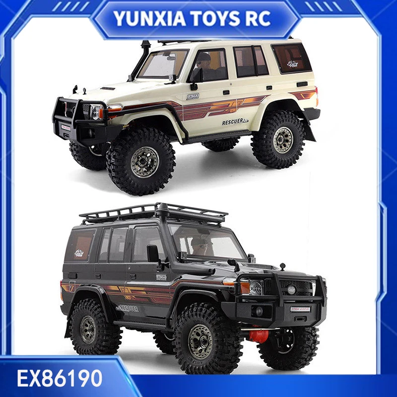 Rgt Ex86190 1/10 4wd Four-wheel Drive Simulation Climbing Car Lc76 Full Proportion Electric Large Remote-controlled Car Gift