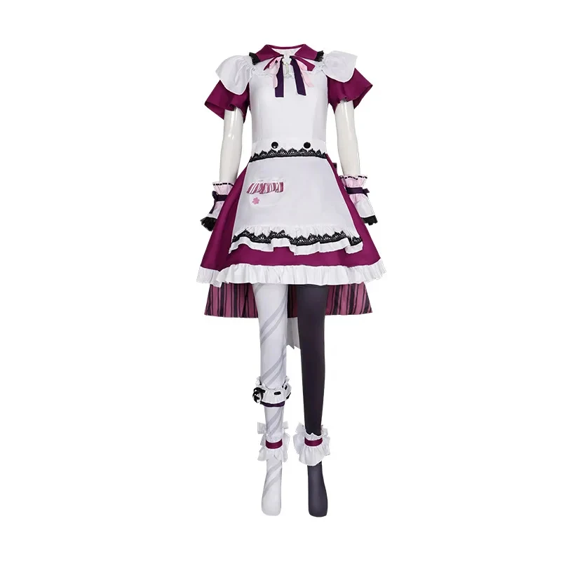 

TYV55WHH Newly Momoi Airi Cosplay Halloween Christmas Role PJSK skirt costume Size S-XL Stage Performance sweet Women Dr
