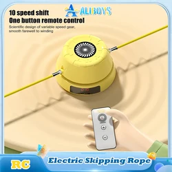 Electric Skipping Rope Machine Remote Control Digital Counting Jump Rope Smart Automatic Kid Adult Workout Training Fitness Toy