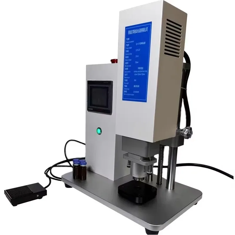 DD-20A Elektrische 20mm Aluminium Plastic Flip Top Cap Krimpmachine 10ml Flacon Crimper