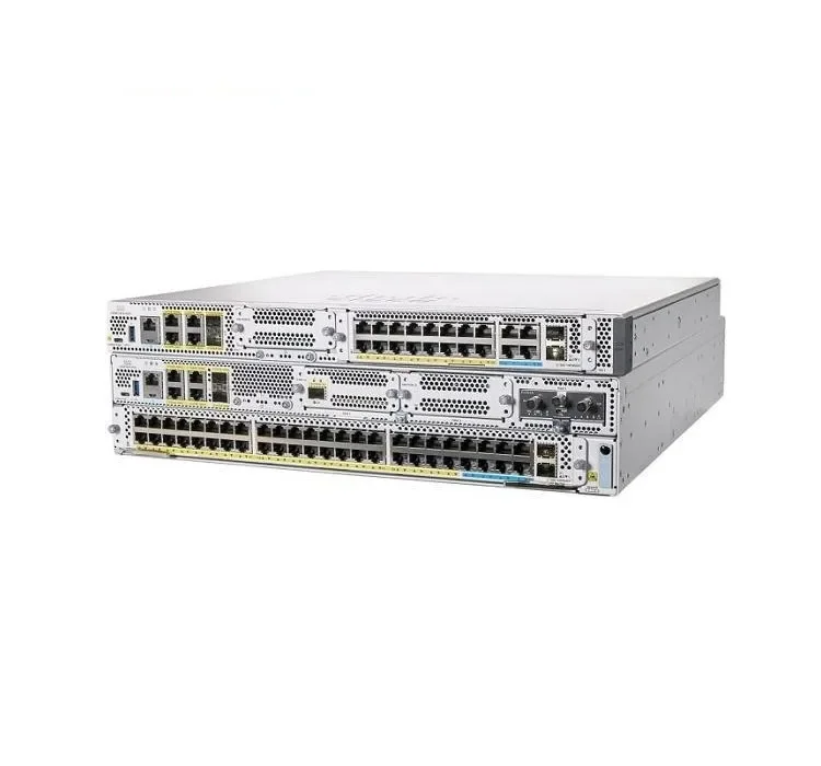 Plataforma 1RU série C8300-1N1S-4T2X 8300 com 1 slot SM e 1 NIM mais roteador de portas Ethernet de camada de 2 x 10 Gbps e 4 x 1 Gbps