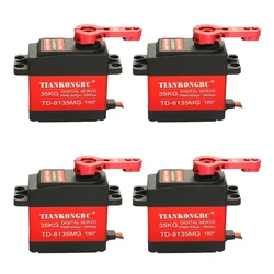 4PCS/lot  Waterproof servo 20KG 25KG 30KG 35KG  Large  metal gear digital servo baja servo for 1/8 1/10 Scale RC Cars