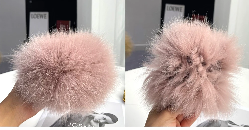 Women's Real Fox Fur Cuff Arm Warmer Lady Bracelet High-Quality Wristband Glove Fashionable Fox Fur Cuffs for Stylish Warmth