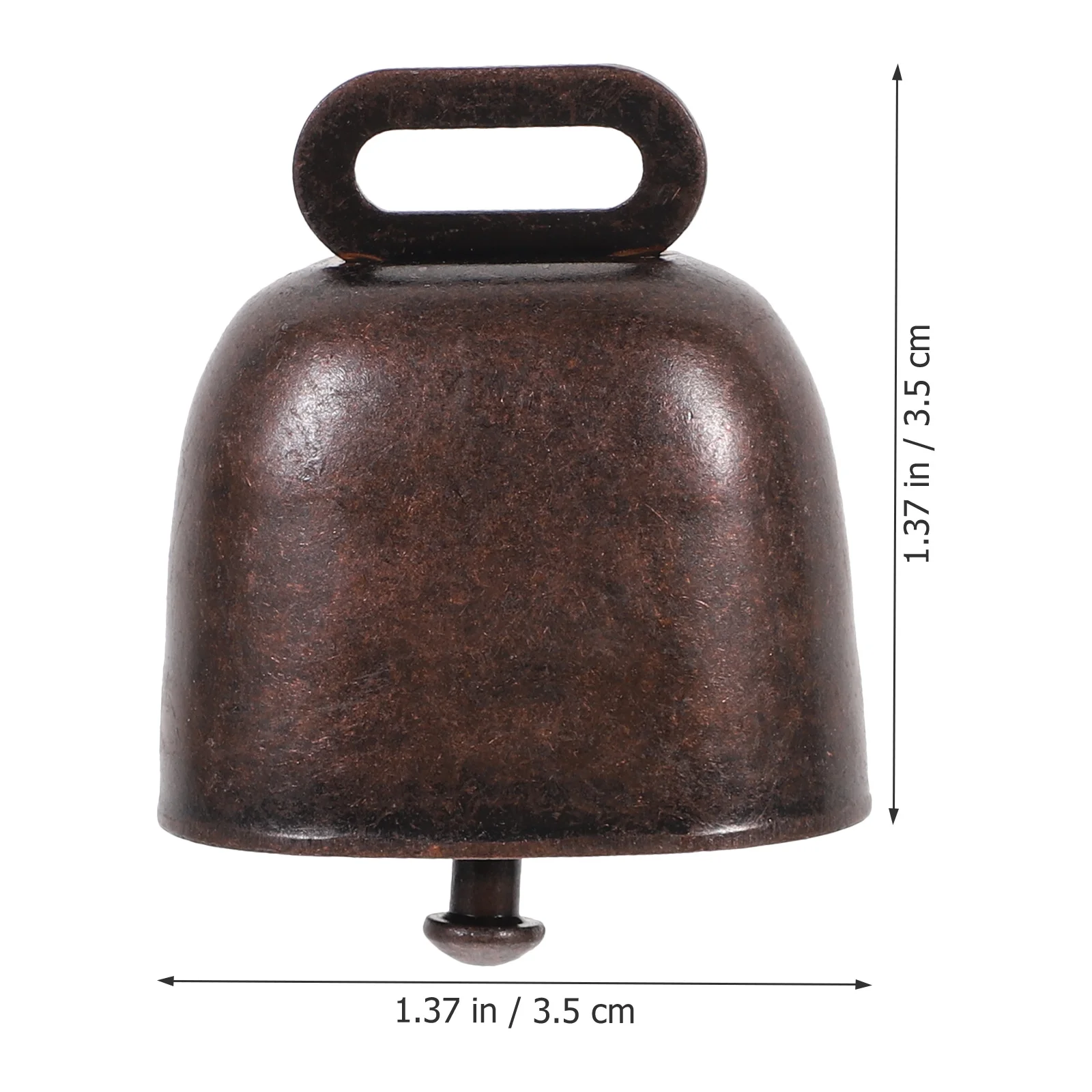 2 قطعة جرس حديدي صغير ديكور معلق للأغنام الحصان البقرة الأبيض الزراعة الحيوان مكافحة خسر قلادة Diy بها بنفسك تنبيه الصوت ملحق