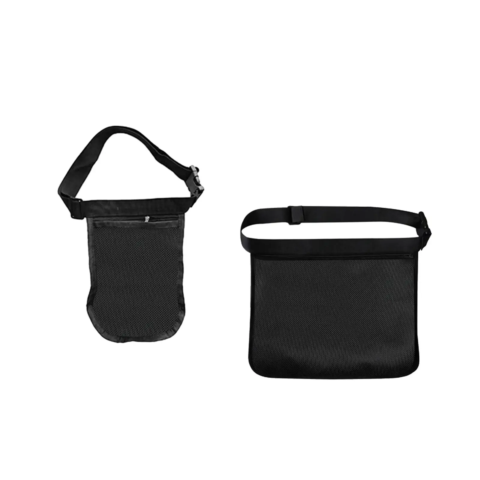 Black Tennis Ball Holder Durable Outdoor Ball Storage Bag for Women Men