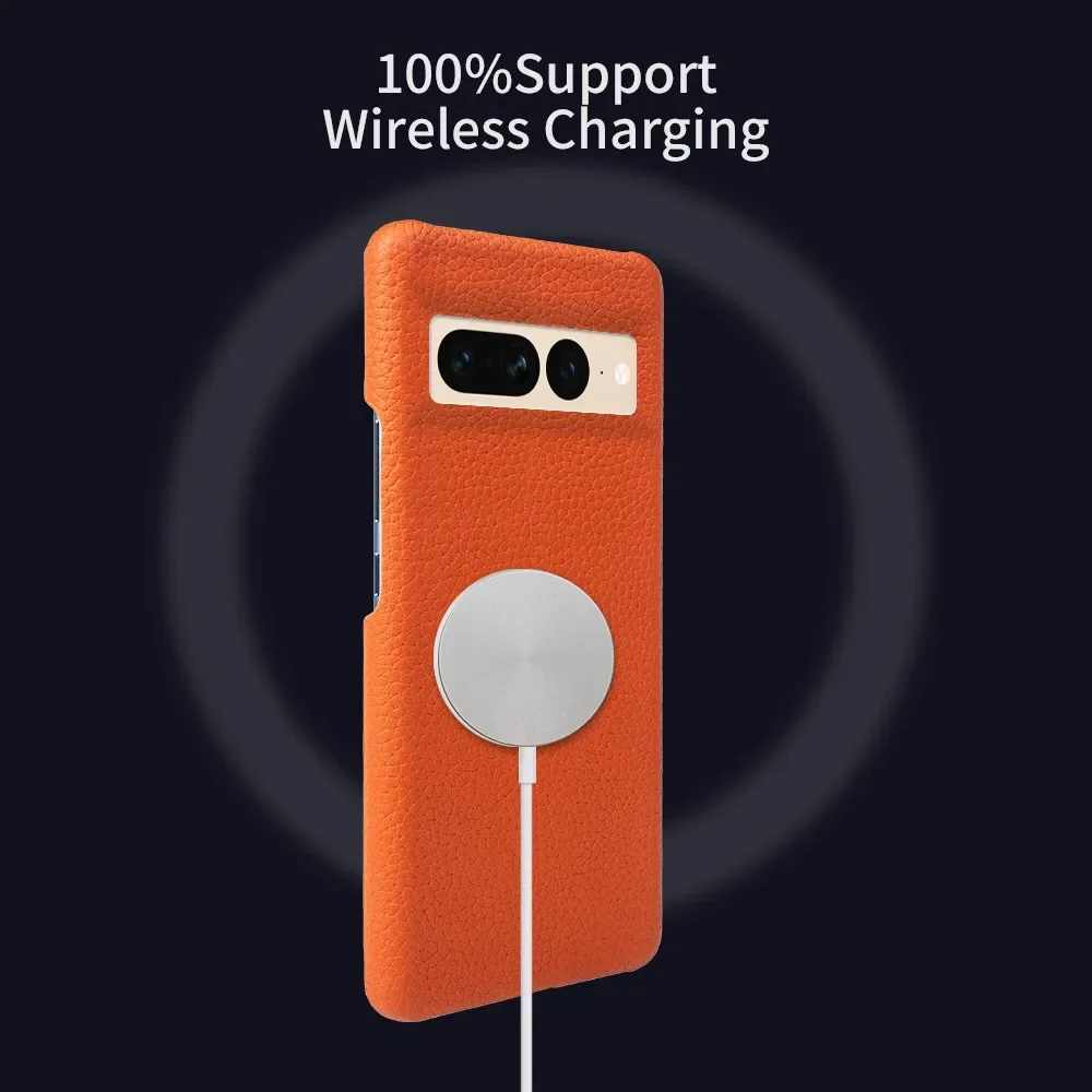 Magnetic Genuine Leather Case Pixel 7 Pro 7Pro 7 Wireless Charge Magnet for For Google Pixel6 Pro Magsafe Cover Shockproof Coque