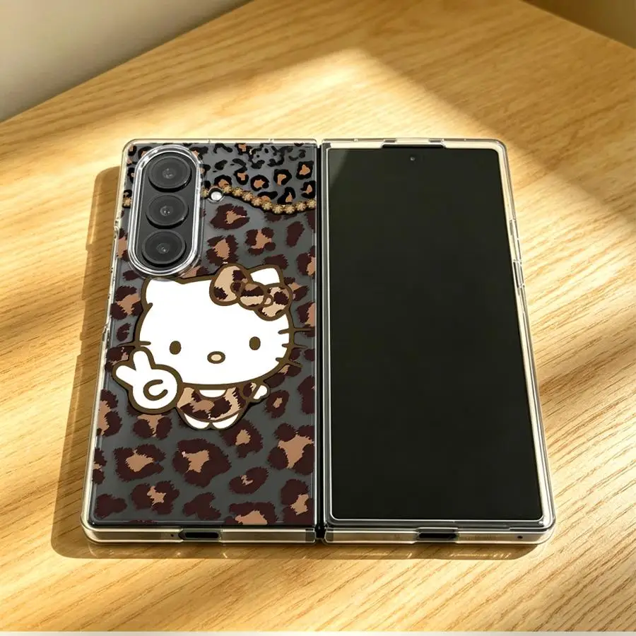 Case for Samsung Galaxy Z Fold 8 Ultra Z Flip 6 5 4 3 ZFold8Ultra Z Fold 7 6 5 4 3 Transparent Soft Phone Cover Sanrio Hello - view 6