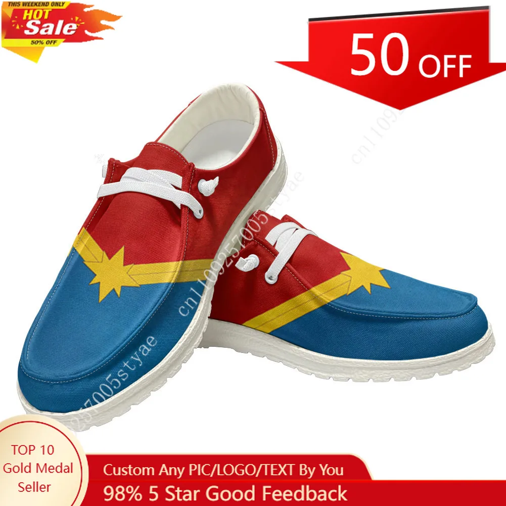 

Повседневная обувь Marvel Captain Marvel, мужская и женская обувь на плоской подошве, дышащая легкая обувь для улицы, высококачественная повседневная обувь на плоской подошве