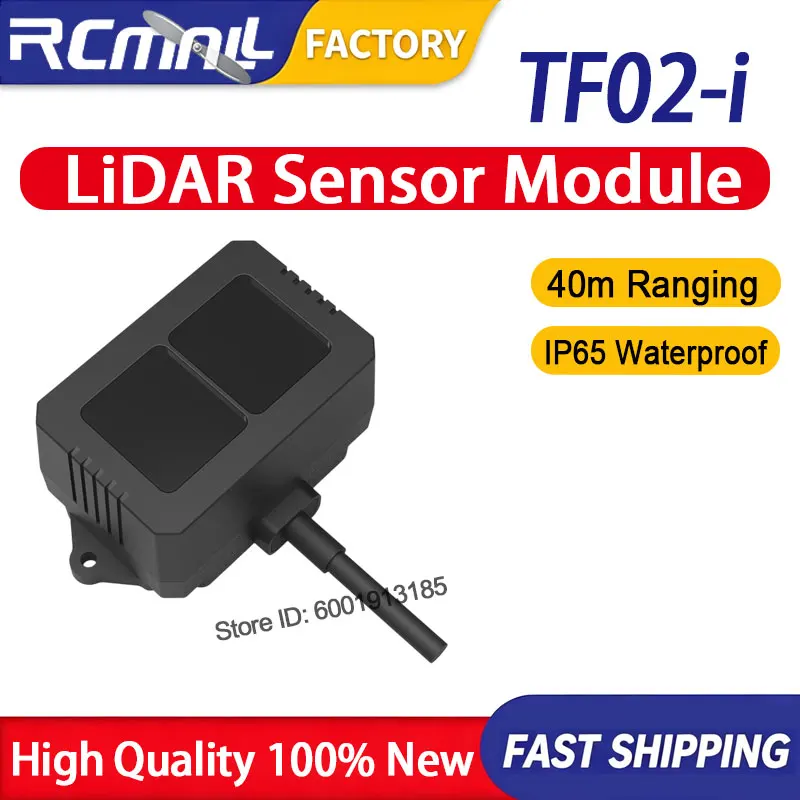 Benewake TF02-i LiDAR Sensor 40m Medium Range Module IP65 RS485 CAN Interface Compatible with Arduino Pixhawk Drones Robotics