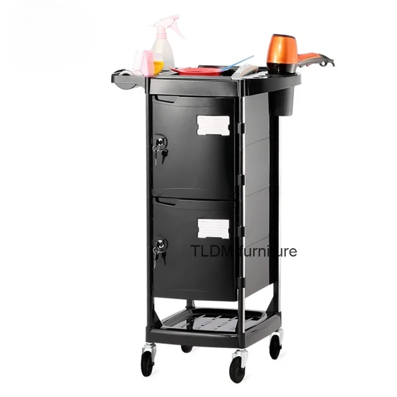 

Makeup Manicure Salon Trolley Hair Cart Tauxiliary Ool Salon Trolley Storage Wheels Carrello Estetica Salon Furniture HD50TC