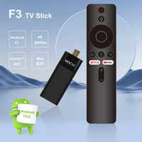 MX10 F3 Android13 ATV 4K HD 2G 16G TV Box 2.4G 5G Dual Wifi BT5.0 Voice Smart Media Player Mini TV Receiver For Youtube