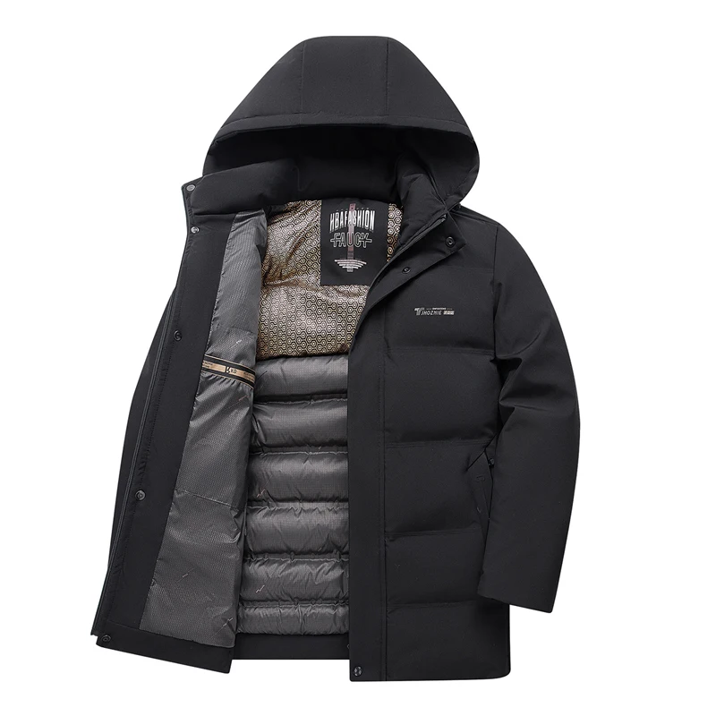 

Male Windproof Parkas Clothes Men's Oversize Parkas Coats Autumn Stylish Jacket with a Hood High-quality Men's Brand Clothing