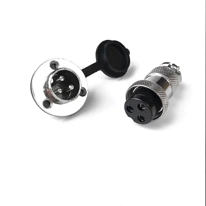 10Sets GX20 High Quality Electrical Connector With Flange 2/3/4/5/6/7/8/9/10/12 Pins Core Aviation Electrical Plug Sockets 250V